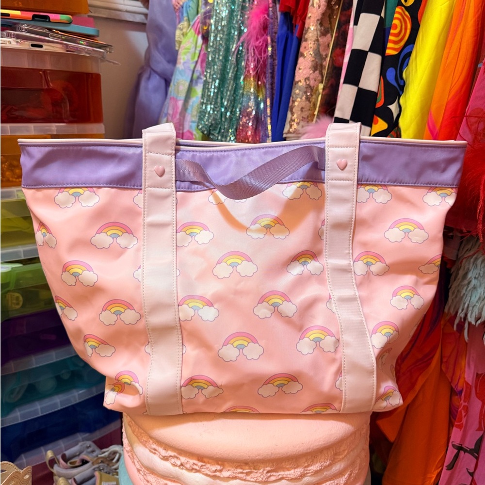 Pink and Purple Rainbow Stoney  Clover Lane x Target Tote Bag